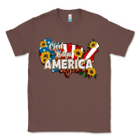 Chestnut god bless america Classic Tee - HRA Design Shop