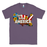Lavender god bless america Classic Tee - HRA Design Shop