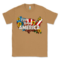Toasted Coconut god bless america Classic Tee - HRA Design Shop