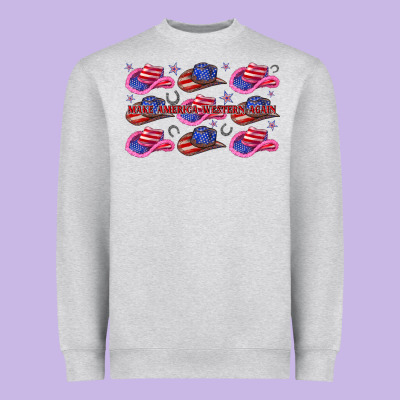 Heavyweight Sweatshirt make america western again