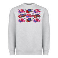 Heather Grey make america western again Heavyweight Sweatshirt - texasbilliewilder