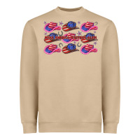 Mushroom make america western again Heavyweight Sweatshirt - texasbilliewilder
