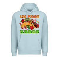 Blue Mist un poco sabor with taco and pepper Premium Hoodie - AdoDesignShop