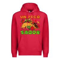 Cardinal un poco sabor with taco and pepper Premium Hoodie - AdoDesignShop