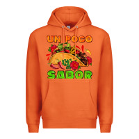 Carrot un poco sabor with taco and pepper Premium Hoodie - AdoDesignShop