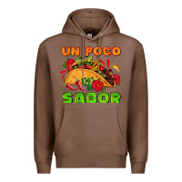 Chestnut un poco sabor with taco and pepper Premium Hoodie - AdoDesignShop