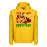 Lemon un poco sabor with taco and pepper Premium Hoodie - AdoDesignShop