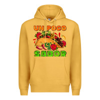 Mustard un poco sabor with taco and pepper Premium Hoodie - AdoDesignShop