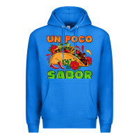 True Royal un poco sabor with taco and pepper Premium Hoodie - AdoDesignShop