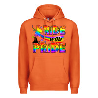 Carrot Western LGBTQ+ Ride With Pride Premium Hoodie - BundleAndBundleShop