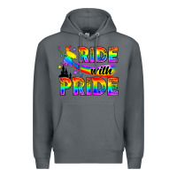 Rock Western LGBTQ+ Ride With Pride Premium Hoodie - BundleAndBundleShop