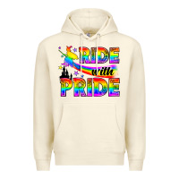 Sandshell Western LGBTQ+ Ride With Pride Premium Hoodie - BundleAndBundleShop