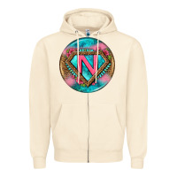 Sandshell nurse round earrings 4 Zipper Hoodie - BundleAndBundleShop