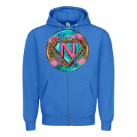 True Royal nurse round earrings 4 Zipper Hoodie - BundleAndBundleShop