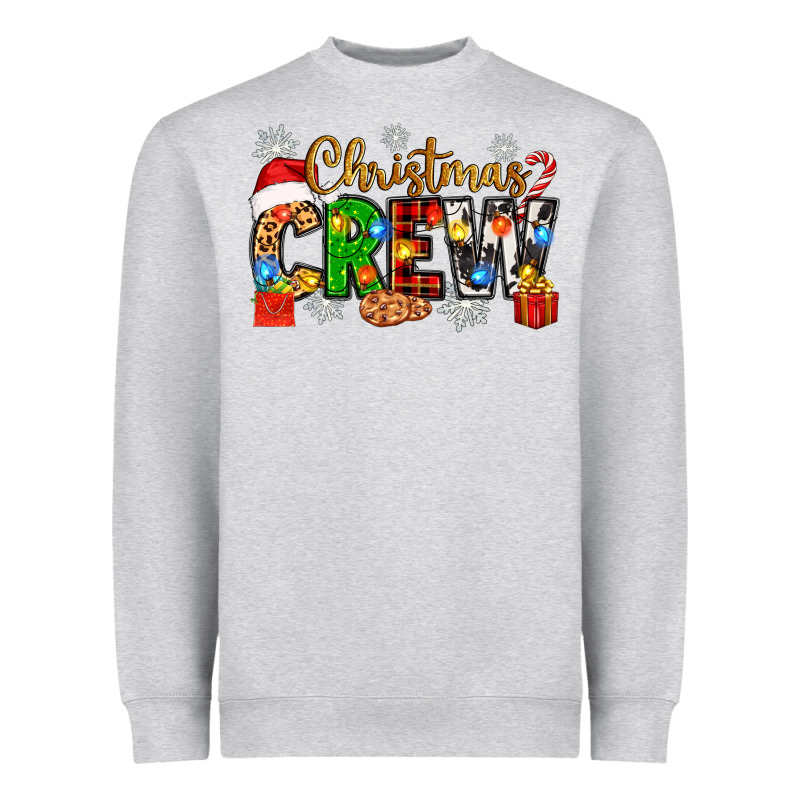 Christmas Crew Heavyweight Sweatshirt by Zillion Design Studio | Teevron