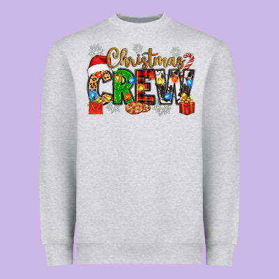 Christmas Crew Heavyweight Sweatshirt Designed By Zillion Design Studio