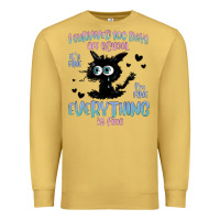 Antique Gold i survived 100 days of school cat Premium Sweatshirt - MaliasSmallBusiness