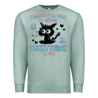 Seafoam i survived 100 days of school cat Premium Sweatshirt - MaliasSmallBusiness