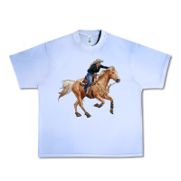 Grape Ice horse body with cowgirl Urban Heavy Tee - RanaPortraitStore