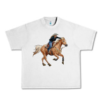 Lunar Rock horse body with cowgirl Urban Heavy Tee - RanaPortraitStore