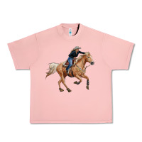 Salmon horse body with cowgirl Urban Heavy Tee - RanaPortraitStore
