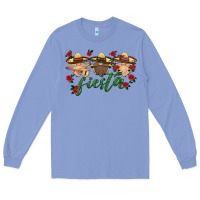 Colony Blue fiesta mexico gnome Long Sleeve Tee - HRA Design Shop