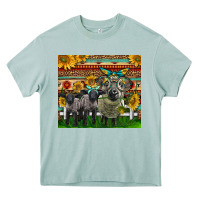 Arona Western Cute Hampshire Sheep Family Heavy Core Tee - LillyAllenDesigns