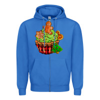 True Royal christmas cookie cupcake Zipper Hoodie - AdoDesignShop