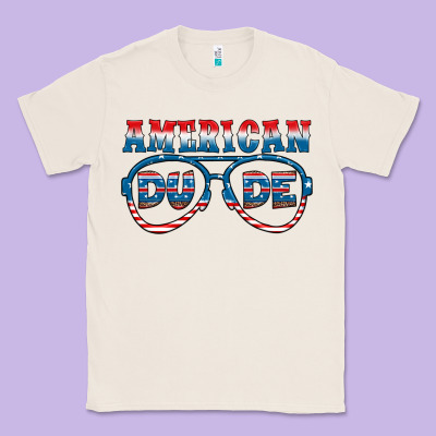 American Dude Classic Tee Designed By Hra Design Shop