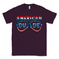 Plum american dude Classic Tee - HRA Design Shop