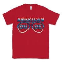 Red american dude Classic Tee - HRA Design Shop