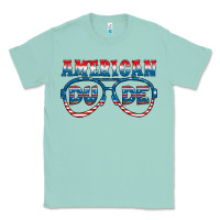 Seafoam american dude Classic Tee - HRA Design Shop