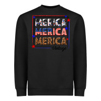 Black merica merica merica vintage Heavyweight Sweatshirt - texasbilliewilder