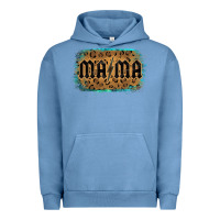 Pigment Pebble Blue Leopard Patterned Mama Tried Urban Hoodie - Bettercallsaul