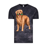 Cloud Black golden retriever with toys Vintage Tee - texasbilliewilder