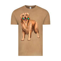Vintage Camel golden retriever with toys Vintage Tee - texasbilliewilder