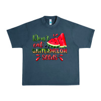 Midnight Navy don't eat watermelon seeds Urban Heavy Tee - Zillion Design Studio