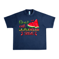 Navy don't eat watermelon seeds Urban Heavy Tee - Zillion Design Studio