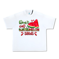 White don't eat watermelon seeds Urban Heavy Tee - Zillion Design Studio