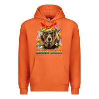 Carrot Mama Bear Pride LGBTQ+ Premium Hoodie - BundleAndBundleShop