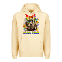 Pina Colada Mama Bear Pride LGBTQ+ Premium Hoodie - BundleAndBundleShop