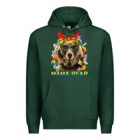 Sports Green Mama Bear Pride LGBTQ+ Premium Hoodie - BundleAndBundleShop