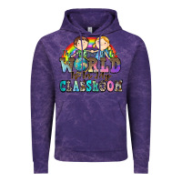 Cloud Purple the future of the world is in my classroom Vintage Hoodie - Zillion Design Studio