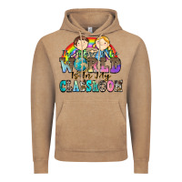 Vintage Coffee the future of the world is in my classroom Vintage Hoodie - Zillion Design Studio