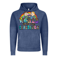 Vintage Denim the future of the world is in my classroom Vintage Hoodie - Zillion Design Studio