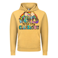 Vintage Mustard the future of the world is in my classroom Vintage Hoodie - Zillion Design Studio