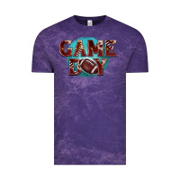 Cloud Purple game day football Vintage Tee - BarkalooDesign