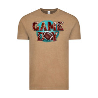 Vintage Coffee game day football Vintage Tee - BarkalooDesign