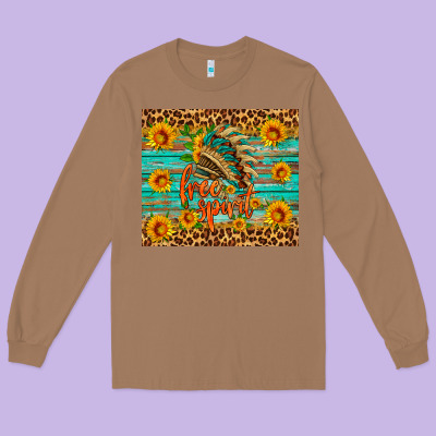 Free Spirit Long Sleeve Tee Designed By Hra Design Shop