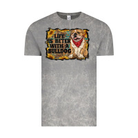 Cloud Rock life is better with a bulldog Vintage Tee - RanaPortraitStore